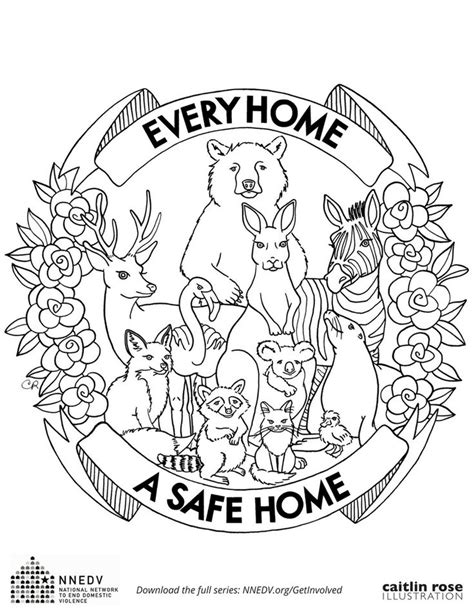 Domestic Violence Coloring Pages Coloring Pages