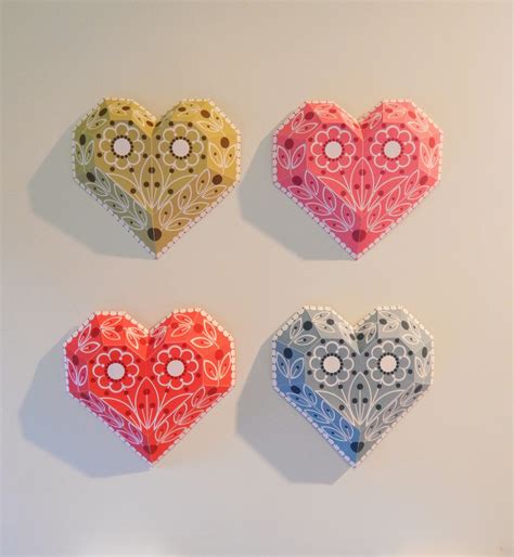 Ellen Giggenbach Mini Printable Love Hearts Paper Craft