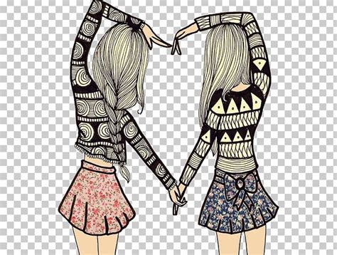 Dani].•* | bff drawings, best friend drawings, . Best Friends Forever Friendship Drawing Love PNG, Clipart ...