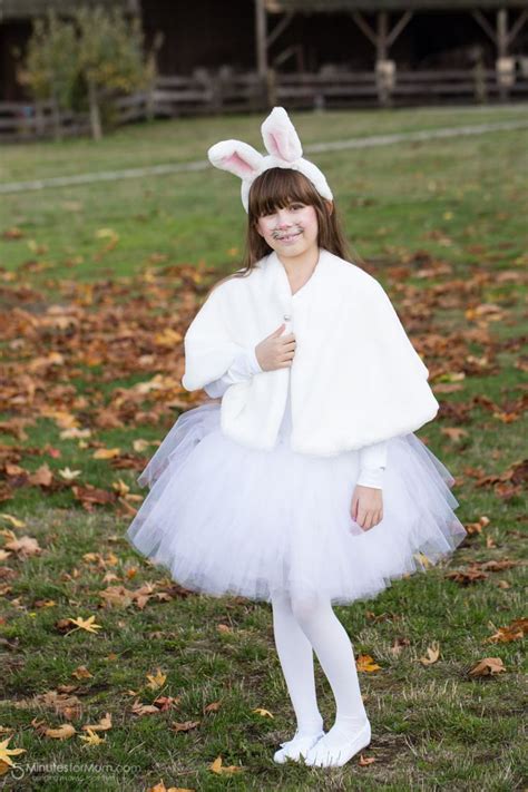 Diy Bunny Costume Simple And Sweet Bunny Tutu Costume Bunnycostume