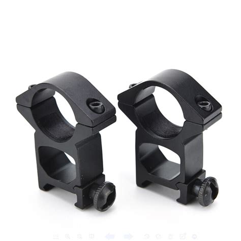 2 Pcs 254mm 1 Inch High Profile Scope Ring Weaver Rail Mount For 20mm
