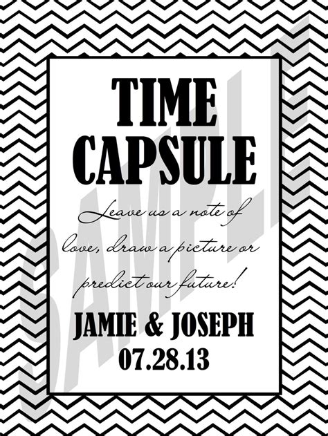 Unique Wedding Time Capsule Guest Book Wedding Time Capsule Etsy