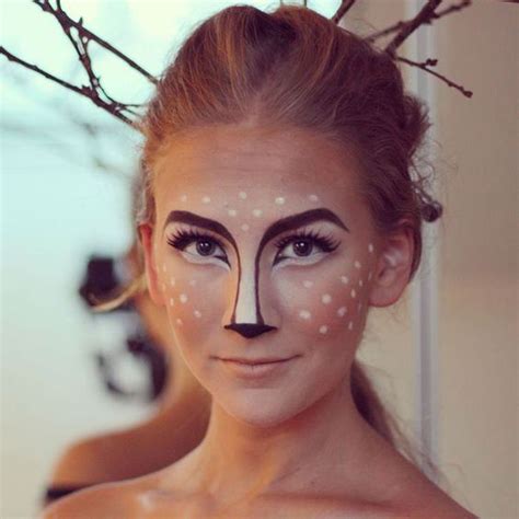 Maquillage Dhalloween La Biche Façon Filtre Snapchat Deer Halloween