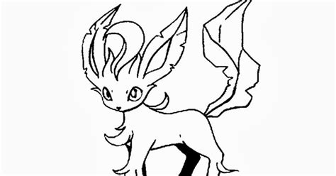 Leafeon Pokemon Coloring Pages Free Coloring Pages And Coloring Books