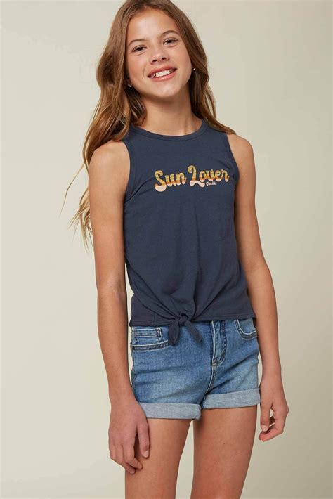 Girls Sun Lover Tank In 2020 Teenage Girl Outfits Kids Summer