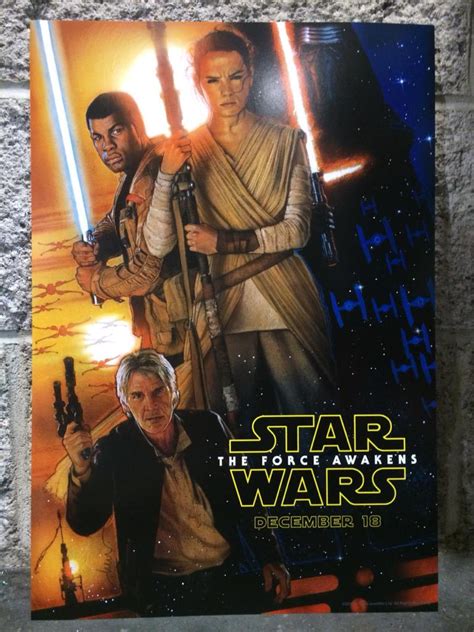 Cgtalk Star Wars The Force Awakens Poster By Drew Struzan