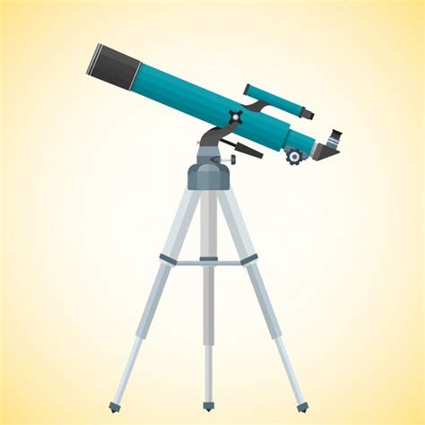 Flat Refracting Telescope Illustration Paid Sponsored Sponsored