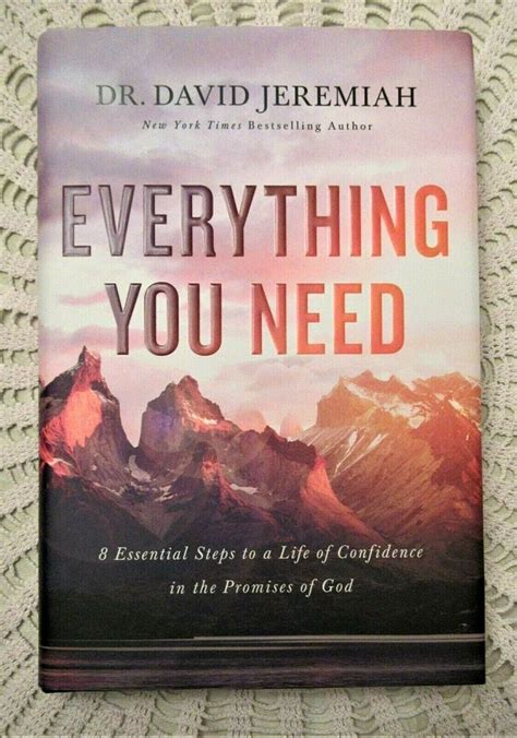 David Jeremiah Everything You Need Book 8 Steps To A Life Of Confidence