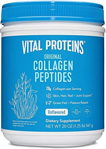 Vital Proteins Collagen Peptides Powder With Hyaluronic Acid And Vitamin C Gourmetian