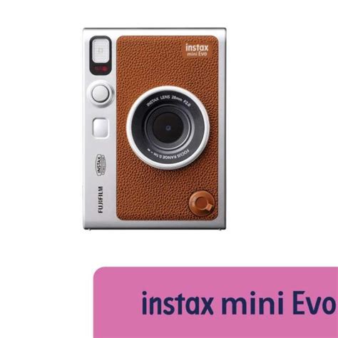 Jual Fujifilm Instax Mini Evo Hybrid Instant Camera Brown Di Seller