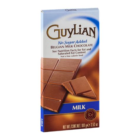 Guylian No Sugar Added Belgian Milk Chocolate Bar Reviews 2022