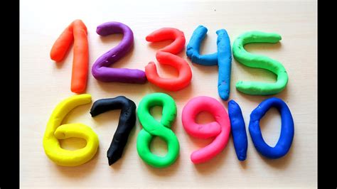 Learn To Count With Play Doh Numbers 1 To 10 Counting New Special