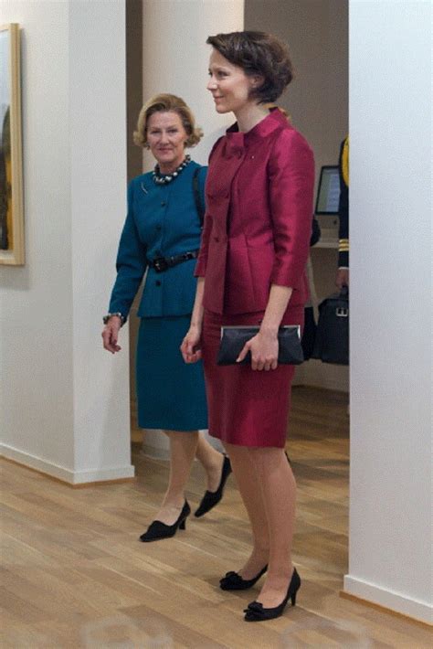 Queen Sonja Of Norway And First Lady Of Finland Jenni Haukio Visit