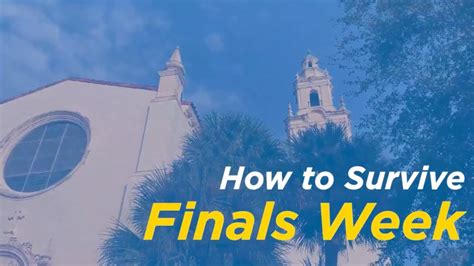 How To Survive Finals Week In College Youtube