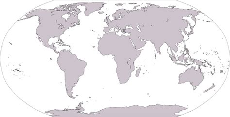 Map Of The World Blank Wiki Map