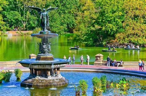 Maybe you would like to learn more about one of these? View of the Bethesda Fountain in the Central Park, New ...