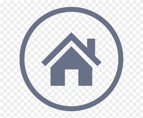 House Signs House Icon In Circle Hd Png Download 610x610532461