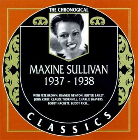 maxine sullivan 1937 1938 cd 1997 melodie jazz classic