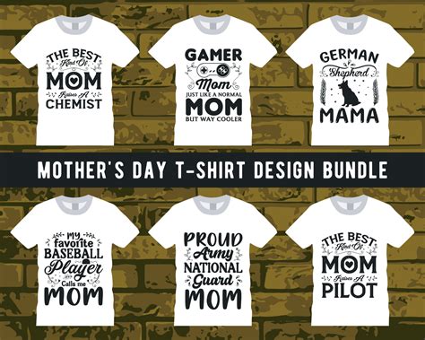 Mothers Day And Mom T Shirt Design Bundle Happy Mothers Day T Shirt