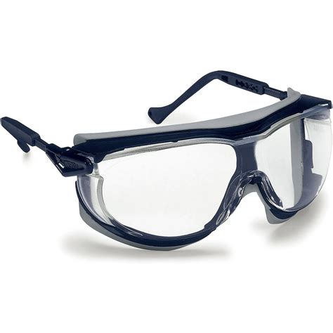 uvex skyguard nt blue grey clear lens safety glasses uvex safety glasses and overglasses arco