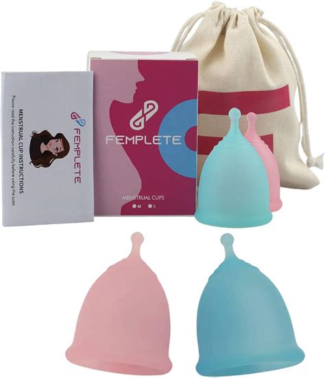 Femplete Menstrual Cups Period Kit For Teen Girls Set Of 2 Small