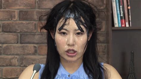 Japanese Bukkake Facial For Newscaster Eporner