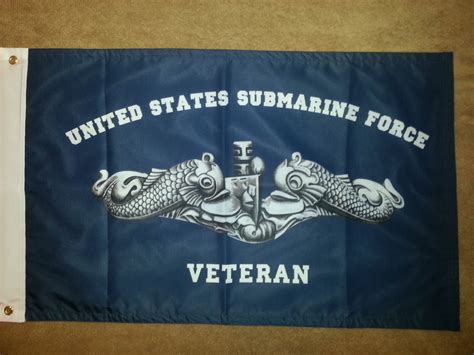 3x5 Submarine Veteran Flag Made In The Usa Submarine Ships Store