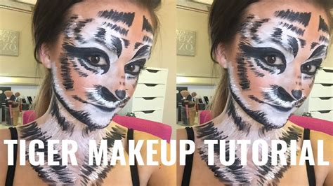 Tiger Makeup Halloween Tutorial Youtube