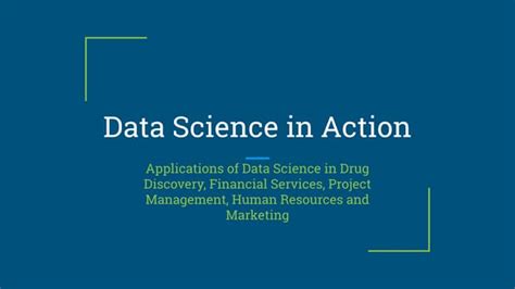 Data Science In Action Ppt