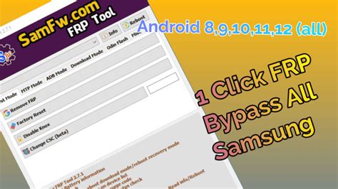 Download One Click Samsung FRP Bypass Tool SamFw FRP Tool