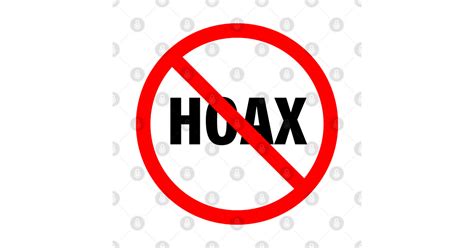 Simple Stop Hoax Symbol Stop Hoax T Shirt Teepublic