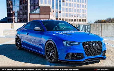 Find Of The Day Twin Turbo Manual Swapped 2015 Audi Rs 5 In Audi