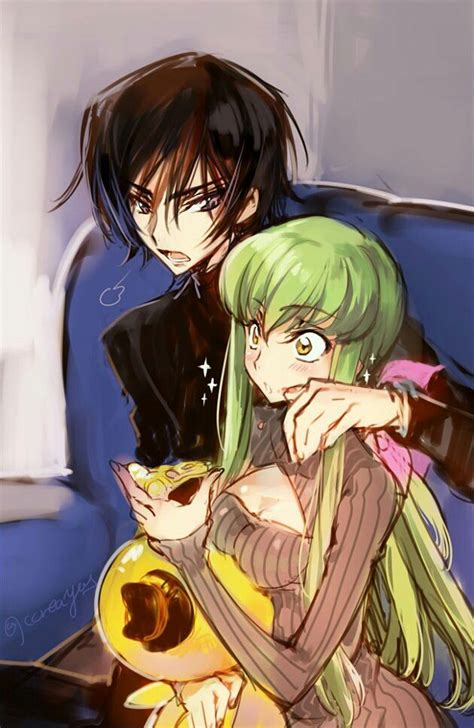 Cc And Lelouch Creayus Code Geass Lelouch And Cc Cc X Lelouch