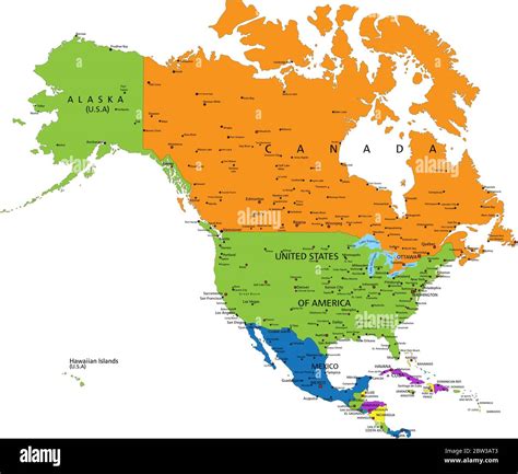 total 38 imagen mapa de américa del norte con nombres mx