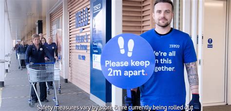 ‘keeping You Safe Tesco Campaign Urges Shoppers To Social Distance