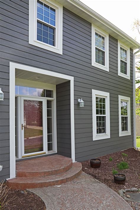 Lp Smartside Misty Shadow Lap Woodgrain Siding Lp Siding Gray Siding