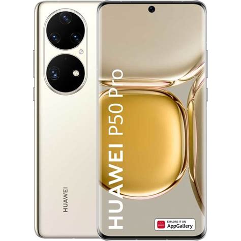 Telefon Huawei P50 Pro 256gb 8gb Ram Dual Sim Cocoa Gold
