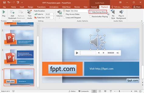 How To Hide Speaker Icon In Powerpoint Slideshow Mode