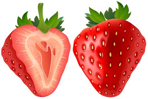 Strawberry Transparent Clip Art Image