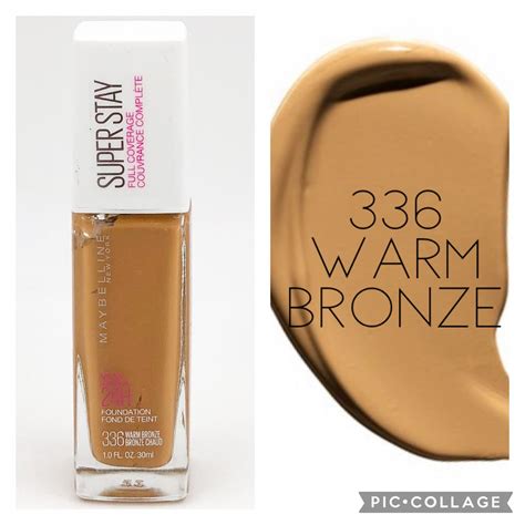 Maybelline Super Stay Full Coverage Foundation 336 Warm Bronze