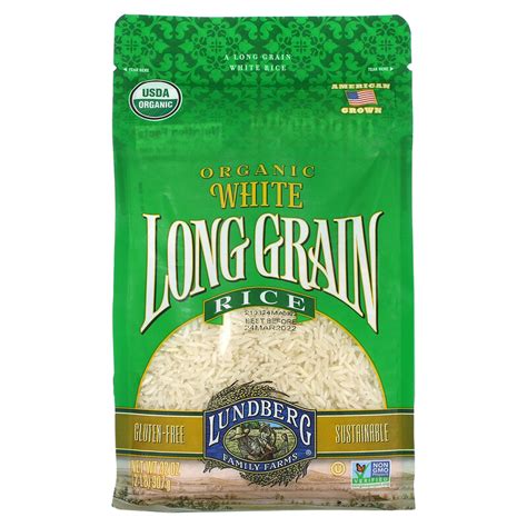Lundberg Organic White Long Grain Rice 2 Lbs 907 G Iherb