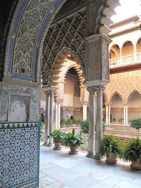 Seville Real Alacazar Moorish Architecture Great Mosque Of Córdoba