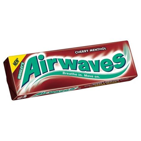 Wrigleys Airwaves Cherry Menthol Flavour Sugarfree Chewing Gum 15 G