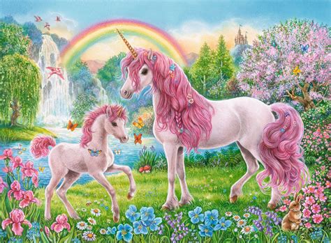 Magical Unicorns 100pc Jigsaw Puzzle W Coloring Book By Ravensburger