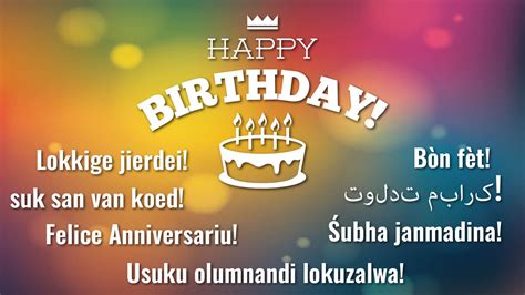 Happy Birthday In 100 Different Languages Yourdictionary