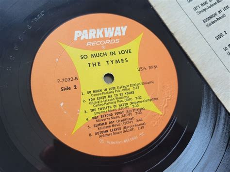 the tymes so much in love 1963 randb soul parkway records mono lp ebay