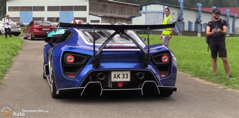 1200hp Zenvo Tsr S In Action Active Rear Spoiler Accelerations And