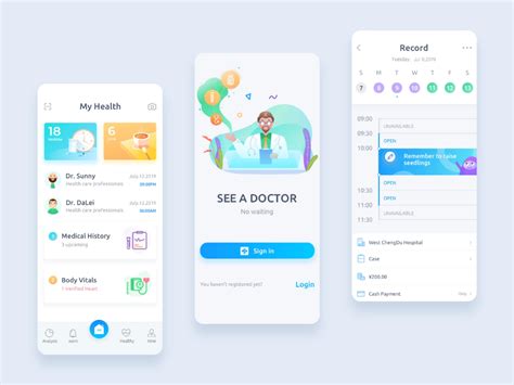 Intelligent Medical App Medical App Mobile App Design Inspiration