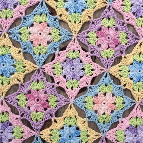 Crochet Flower Square Patterns Free Scroll Down To View The Free