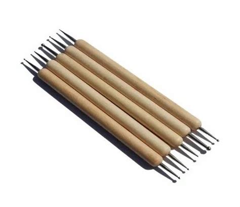 5 Pieces Wooden Emboss Tool 2 Side At Rs 65pack Craft Materials